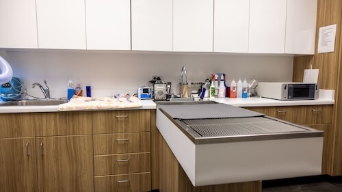 Exam table
