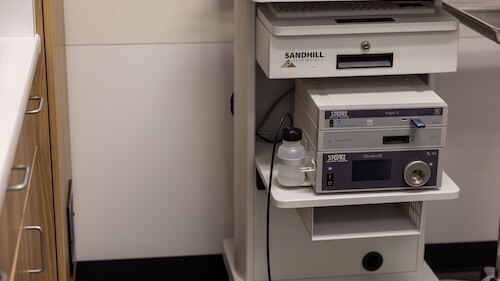 Machinery in the vet clinic